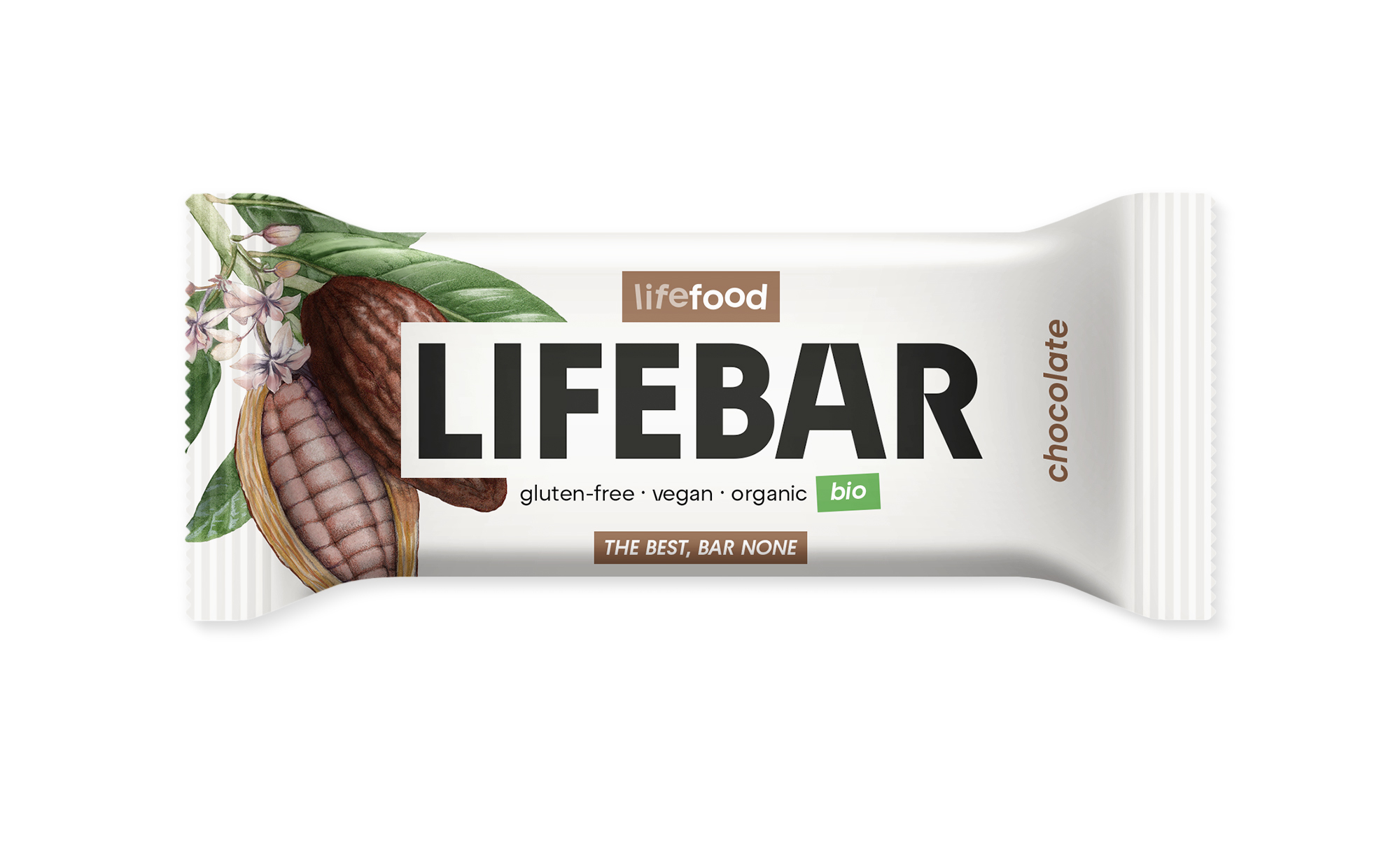Lifefood Lifebar chocolade glutenvrij bio & raw 40g